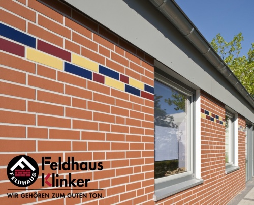 Фасадная плитка ручной формовки Feldhaus Klinker R480 terreno liso, 240*71*14 мм